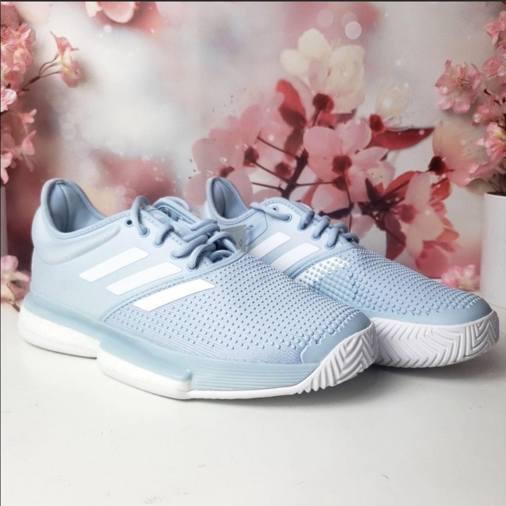 Adidas Sole Blue Tennis Shoe Size 9